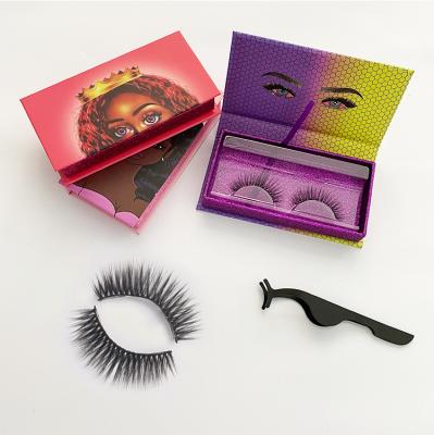 China Natural Silk Eyelash Private Label Log With 0.07mm Thickness 10-30mm Eyelash Silk for sale