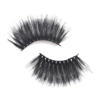 China 2021 natural the most popular wholesale 3d mink eyelashes 25mm silk eyelash 3d silk eyelashes for sale