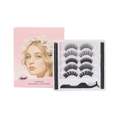 China 2021 Natural Best Selling New Design 3d Lashes Magnetic Eye Mink Lashes for sale