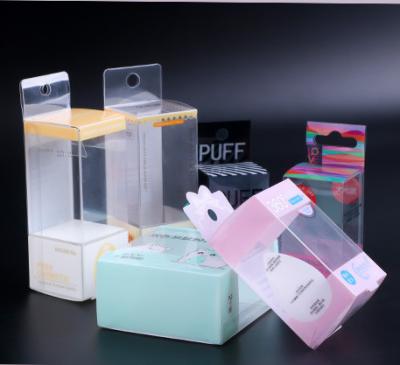 China Recyclable Custom Clear PET PVC PP Plastic Packaging Cosmetic Box Skin Care Rejuvenating Acetate Face Brush Set Box Printed Boxes for sale