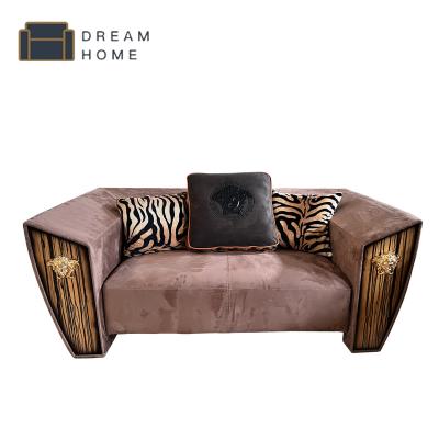 China Other Sectional Solid Wood Frame Sofa Set Living Room Sofa Italian Modern Leather High Quality Old Fashionable Frame Sofa Set for sale