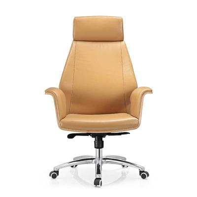 China Comfortable massage office chair furniture factory cheap price stainless steel leather office chairs leisure soho swivel armchairs for sale