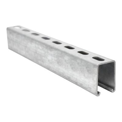 China In Building Construction Pre-galvanized seismic strut channel 41x62 bracing and seismic bracket for sale