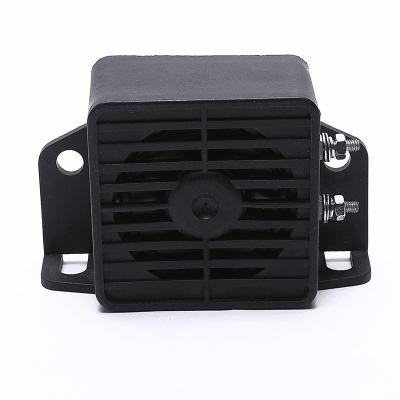 China Brand New Design 12V-48V 107dB Support Alarm Horn For Truck Security Alarm System 2022 Buzzers Black for sale