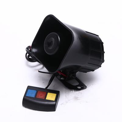 China Hot Sale 110db Multi ABS Police Siren Speaker High Performance Multi Sound Car Horn With Three Buttons for sale