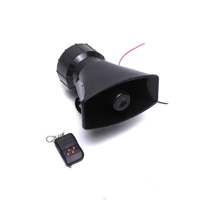 China New Design ABS 2022 Car Radio Horn High Quality Solid Black Color Remote Control Horn for sale