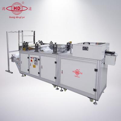 China Ultrasonic Disposable Surgical Cap Making Machine , Nonwoven Puffy Making Machine 60-90pcs/min for sale