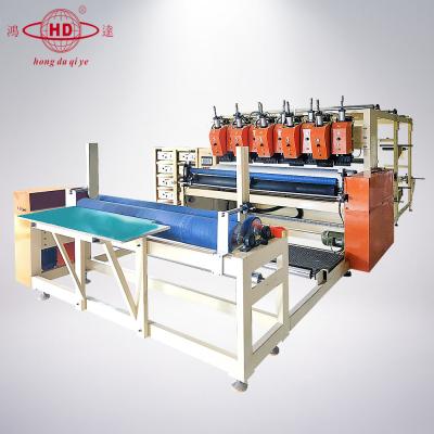 China Head Moved Automatic Ultrasonic Sleeping Bags Quilting Embossing Machine , Laminating Machine For PP Woven Bag for sale