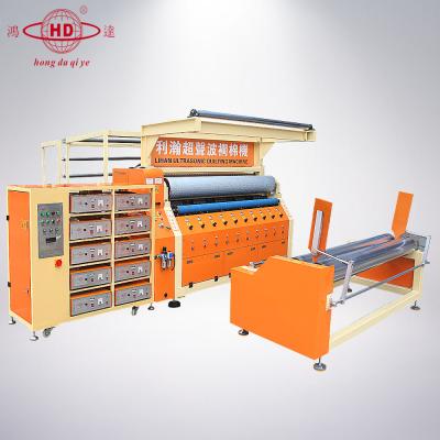 China Frame Moved Ultrasonic Automatic Quilting Embossing Machine , Sleeping Bags Mattress Cover Quilting Machine for sale