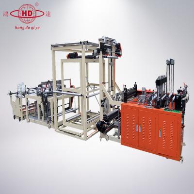 China Factory Non Woven Fabric Full Automatic Carry Bag Making Machine Price in China, Ultrasonic Nonwoven Bags Making Machine for sale