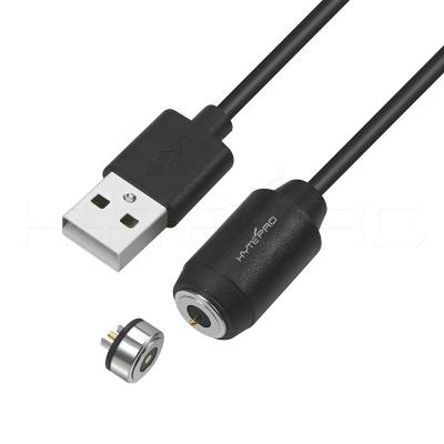 China MP3 / MP4 Straight Type USB Player 2 Pin Magnetic Charging Cable Connector for sale