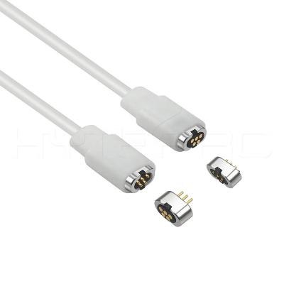 China MP3 / MP4 Player Male To Female 5 Pin Magnetic Data Power Charging Cable for sale