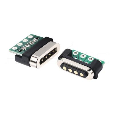 China Power & Data Hytepro Positive Magnetic 4pin Charger Cable Connector DC PCB Adapter for sale