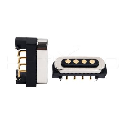 China Board To Board Hytepro 4 Pin Reverse Magnetic Charging Connector For PCB for sale