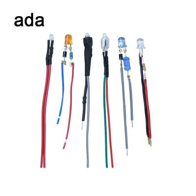 China Home Appliance Factory Supply Customized Neon Light Cables With Resistor Cable Assemblies for sale