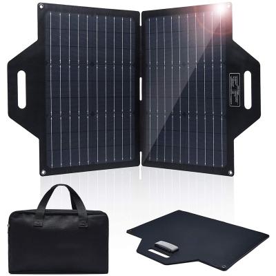 China Foldable 5V 18V DC Big Output Battery Pack Folding Solar Panel For Outdoor System for sale