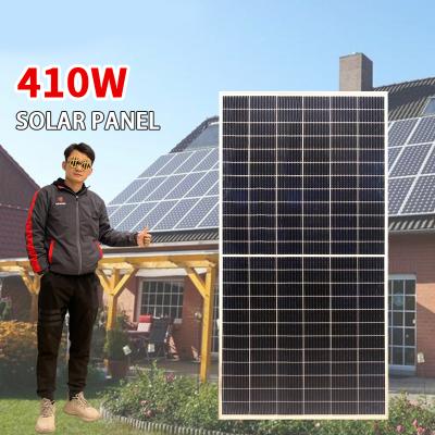 China Lowest Price Roof Top JA 410watt Sun Power System Monocrystalline Solar Panel 4square Cm for sale