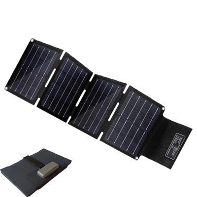 China DEMUDA 100w Foldable Crystal Complite Installed Large Portable Folding 2 USB Solar Panel for sale