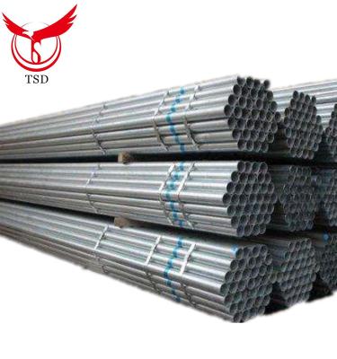 China Structure Pipe BS1387 Galvanized Round Pipes / GI Steel Tube / Hot-dipped Galvanized Steel Tube for sale