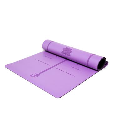 China Hot Eco-friendly Custom Design High Quality Cheap Cost Eco Friendly Natural Rubber Anti Slip PU Yoga Mat for sale