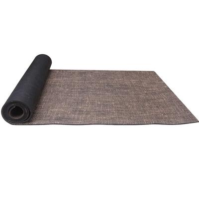 China Eco-Friendly Natural Organic Non-Toxic Eco-friendly Jute Yoga Mats With Logo Custom Eco Jute Anti-Tear Natural Rubber Rubber Yoga Ma for sale