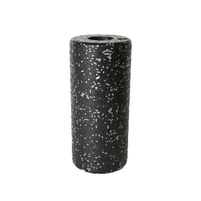 China Eco-friendly Exercise Fitness Yoga Foam Roller With Black EPP Floating Point Massage Hollow Roller White Dots for sale