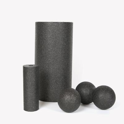 China Black PPE PPE foam roller set in stock, 4 pcs/rolls 30*15cm yoga set cavity for sale