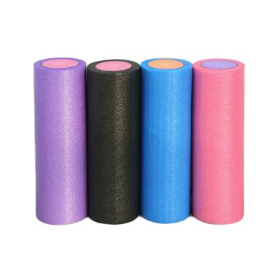 China Eco-friendly Blue EPE Foam Rollers For Muscles Customized Yoga Foam Roller 90cm 60cm 45cm 30cm Round Solid Fitness Roller for sale