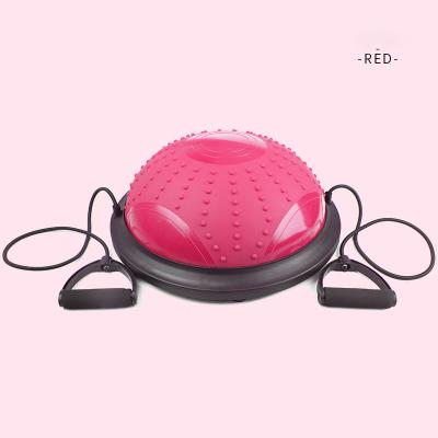 China High quality bosuing yoga private label balance strength exercise workout yoga balance ball half for sale