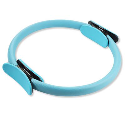 China Non-slip Pilates Yoga Exercise Pilates Circle Ring Fitness Back Training Tool Waist Wheel Roller Home Yoga Exerciser Balance Accessory for sale