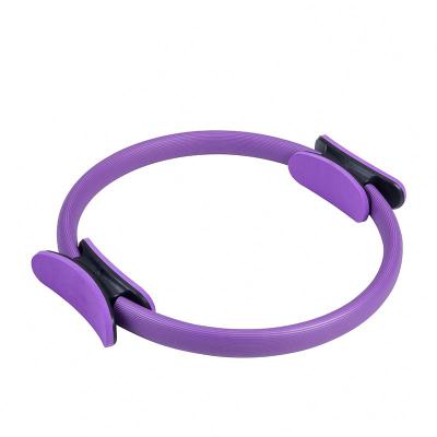 China Exercise Yoga Pilates Circle Ring Fitness Roller Yoga Wheel Back Training Tool Home Waist Train Non-Slip Pilates Balance Accessory for sale