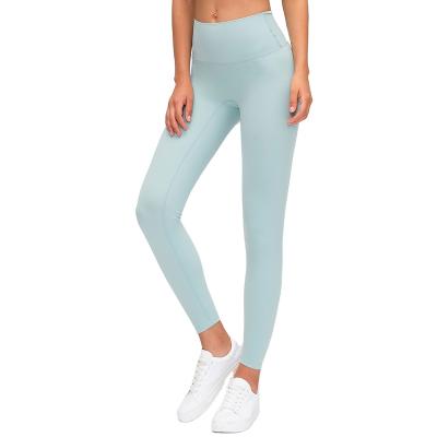 China Breathable High Quality High Waist OEM Workout Women Sports Pants Fitness Ladies Alo Yoga Leggings With Custom Logo for sale