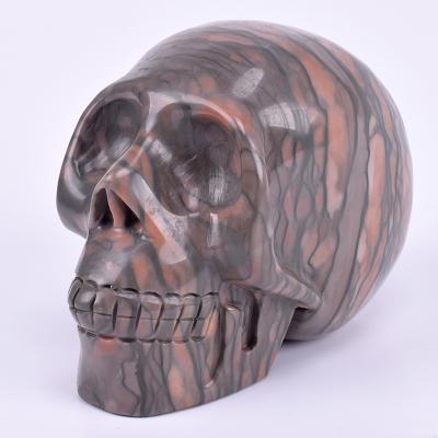 China Super Affordable Wholesale 4~5inch China Network Cheap Natural Stone Skull Crystal Skull Crafts for sale