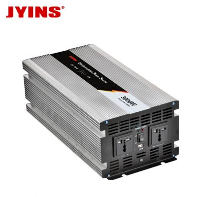 China Aluminum Alloy 3000W 12V 24V AC 110V 230V DC Modified Sine Wave Power Inverter With Charger for sale