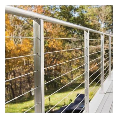 China Modern building supplies factory can be customized minimalist style modern design stainless steel cable railing for sale