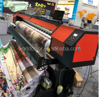 China Guangzhou factory Digital inkjet printer 1.3m/1.6m/1.8m eco solvent XP600 printer for sale