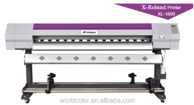 China Inkjet printer 1600mm eco solvent printer with dx5 head, X-Roland 1.6m cable digital plotter for sale