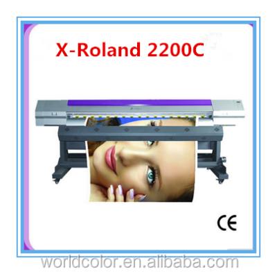 China Dual Ink 2200C Roland 2.2m Head Dx5/Dx7 Water Based Printer Machines For Sale for sale