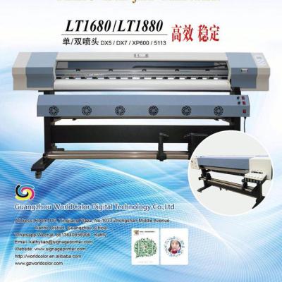 China Outdoor Digital Printer 1.8m UV Printer XP600 Roll To Roll for sale