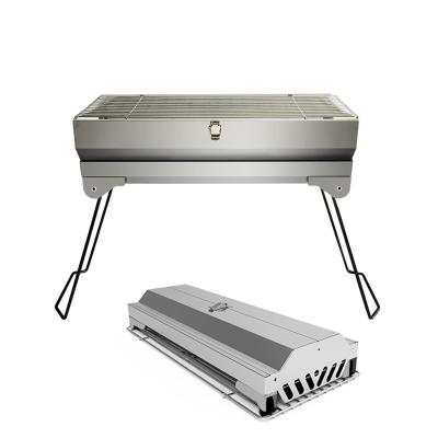 China Easily Assembled Folding BBQ Grill Japan Quality Stainless Steel Charcoal BBQ Grill for sale