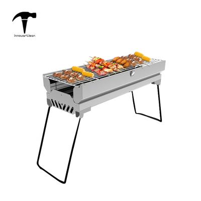 China Commercial Large Size Korean Easily Cleaned Table Top Charcoal Barbecue Portable Outdoor Grill for sale