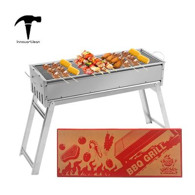 China Wholesale Adjustable Height Premium On BBQ Tables Charcoal Folding Portable BBQ Grill for sale