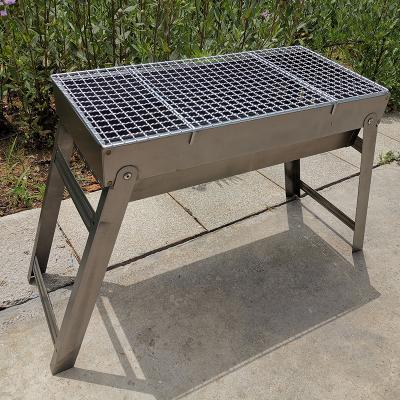 China Adjustable Height Kitchen Outdoor BBQ Grilling Fire Pit Mat Barbecue Charcoal BBQ Grills for sale