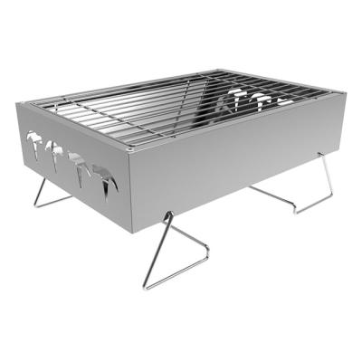 China Easily Assembled Disposable Stainless Steel Barbecue Grill For Outdoor BBQ Cooking for sale