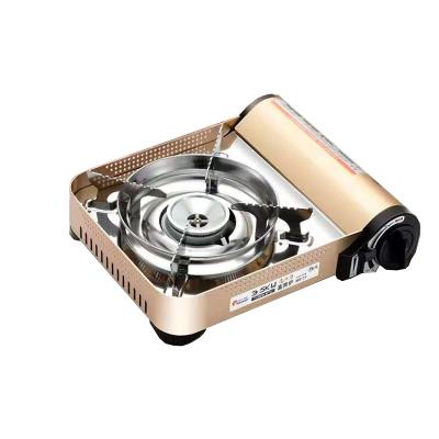 China Mini Portable Windproof Camping Stove Gas Stove Gas Stove Burner BBQ Picnic Portable Stove Hot Outdoor Shield Stainless Steel Packing for sale