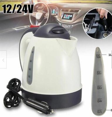 China Dry-boil protection 800ML 12V 24V TRUCKERS KETTLE 150W 250W WATER HEATER CAR TRUCK TRUCK KETTLE 0.8L for sale