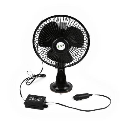 China Hot Sale Car Accessories DC 12V/24V 6 Inch Fan Blade Car Fan With Suction Cup 6 Inch for sale