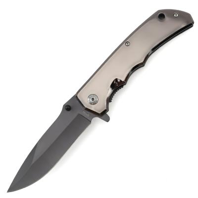 China Slide Open Ball Bearing Assisted Stainless Steel Folding Knife Pocket Knife Full Titanium Coated Outdoor Camping Raising EDC Hunting for sale