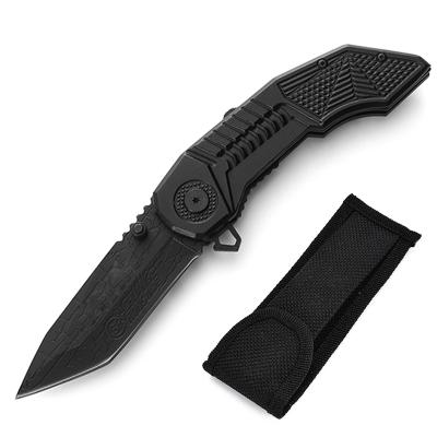 China Multifunctional Outdoor Survival Knife Folding OEM Tactical Knife Pouch Camping Eco-Friendly With Nylon Cover for sale