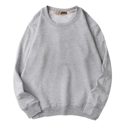 China Wholesale Stock Customized Anti-wrinkle Cotton Sweatshirts 100% Cotton Combed No Moq Custom Logo Sweatshirt for sale